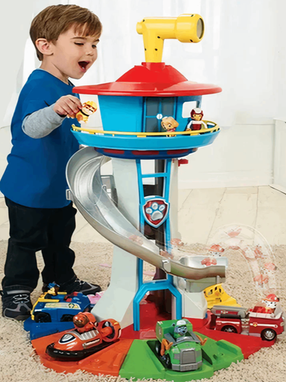 Kids Playset with Slide and Cars