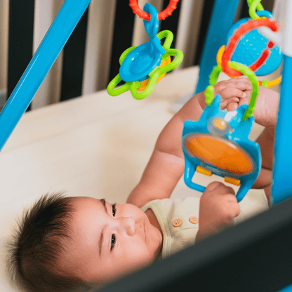 Hospital-Grade Infant Play Gym with Sensory Toys - Safe, Portable, Easy to Clean Activity Gym for Ages 1–15 Months 3