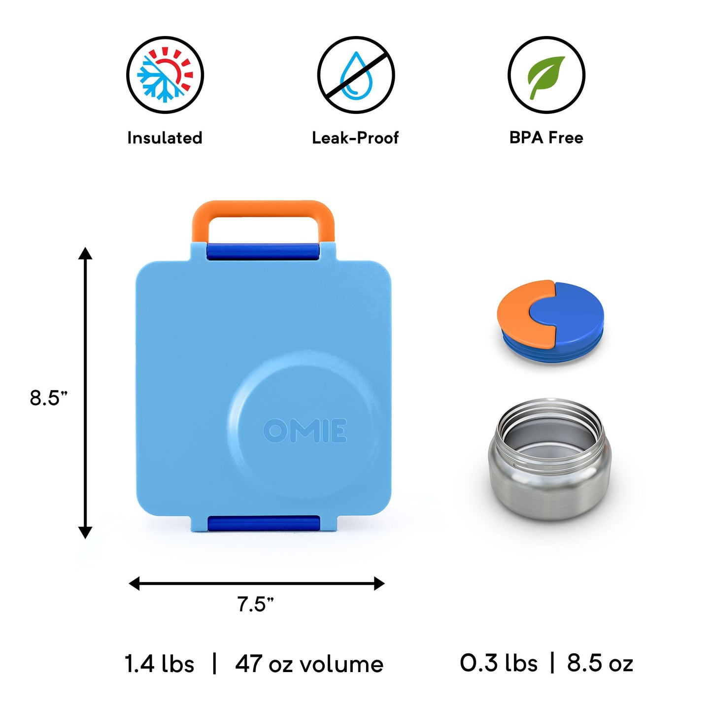 Insulated Bento Lunch Box for Kids - Dual Temperature Control, BPA-Free, Lightweight, Portable Lunch Container 5