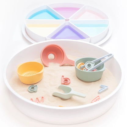 Sensory Play Tray with Removable Compartments and Lid – Versatile Activity Organizer for Messy Play and Creative Fun 6